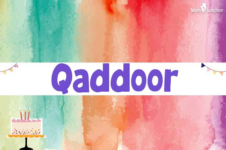 Qaddoor Birthday Wallpaper