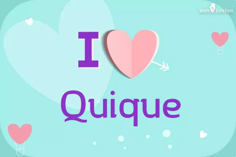 I Love Quique Wallpaper