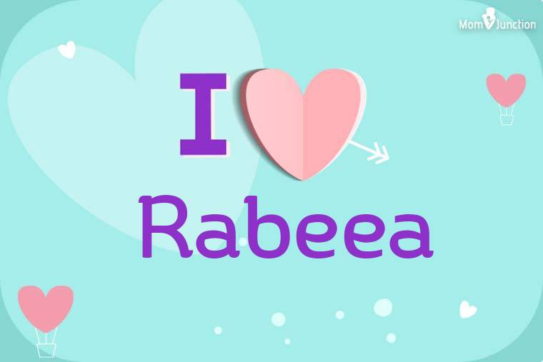 I Love Rabeea Wallpaper