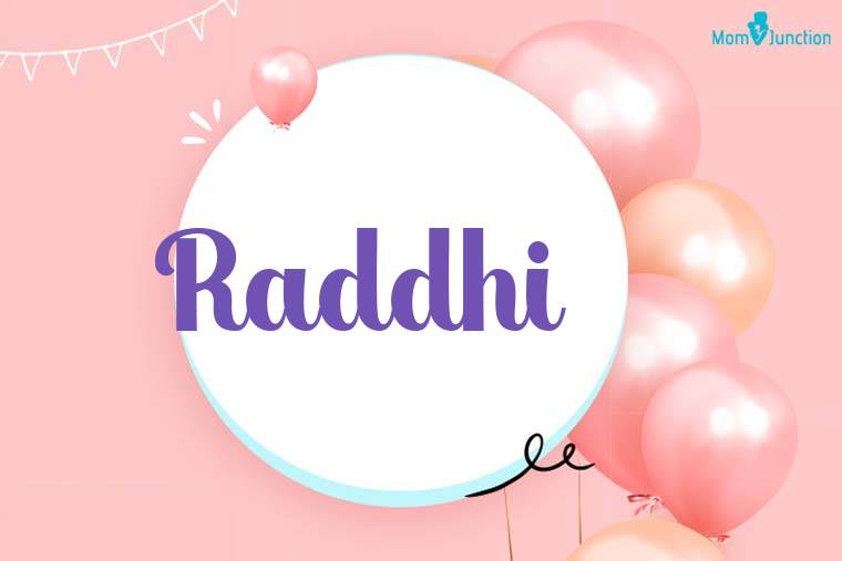 Raddhi Birthday Wallpaper