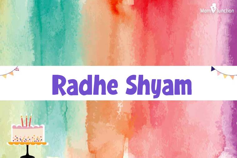 Radhe Shyam Birthday Wallpaper