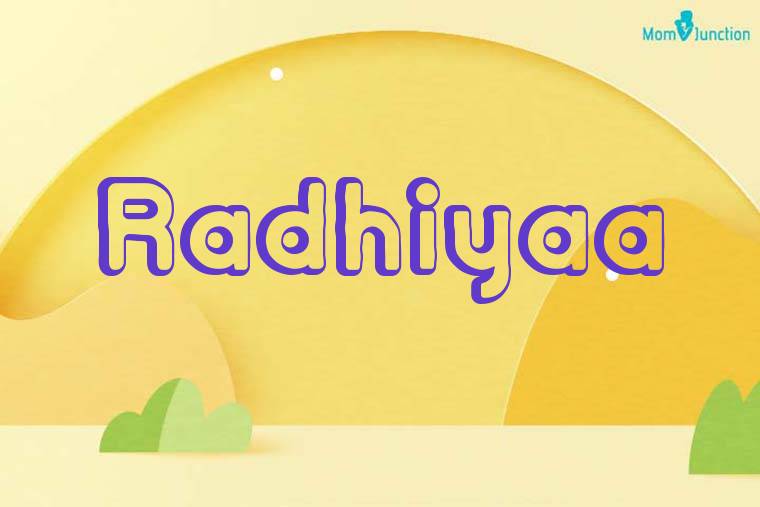 Radhiyaa 3D Wallpaper