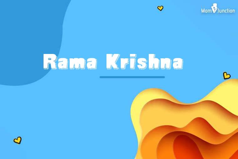 Rama Krishna 3D Wallpaper