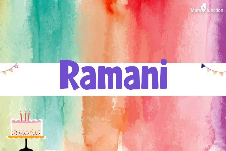Ramani Birthday Wallpaper