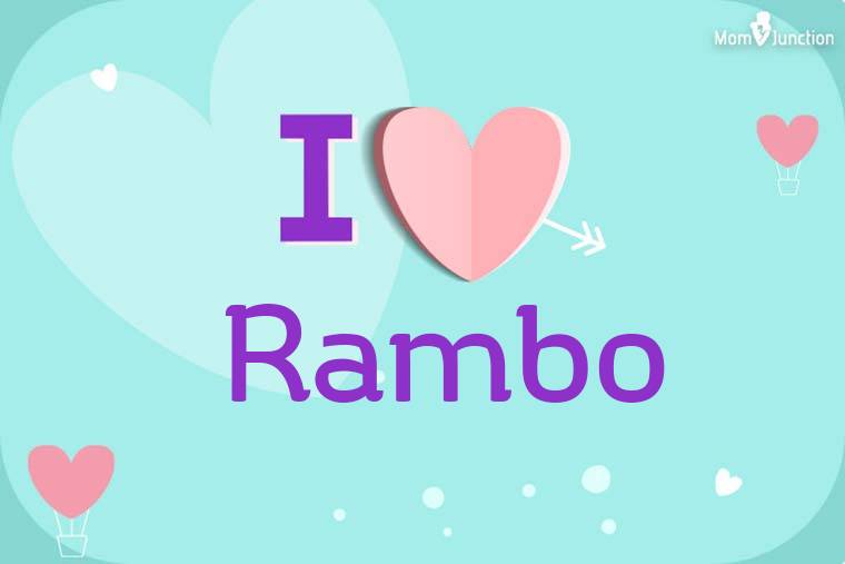 I Love Rambo Wallpaper