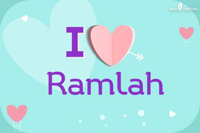 I Love Ramlah Wallpaper