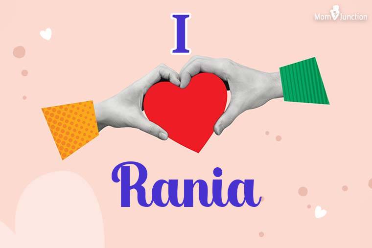 I Love Rania Wallpaper