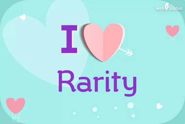 I Love Rarity Wallpaper