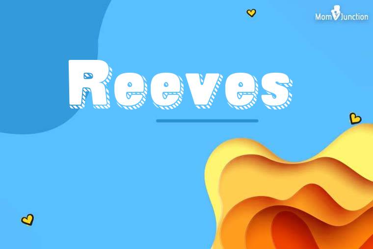 Reeves 3D Wallpaper