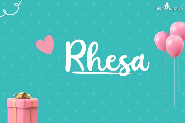 Rhesa Birthday Wallpaper