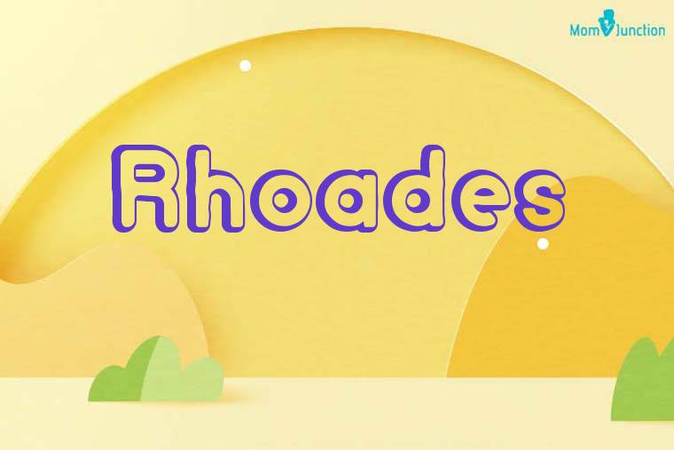 Rhoades 3D Wallpaper