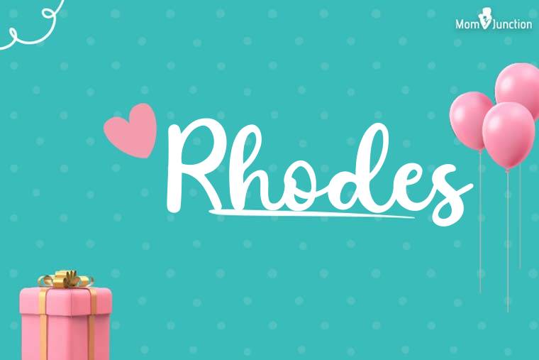 Rhodes Birthday Wallpaper