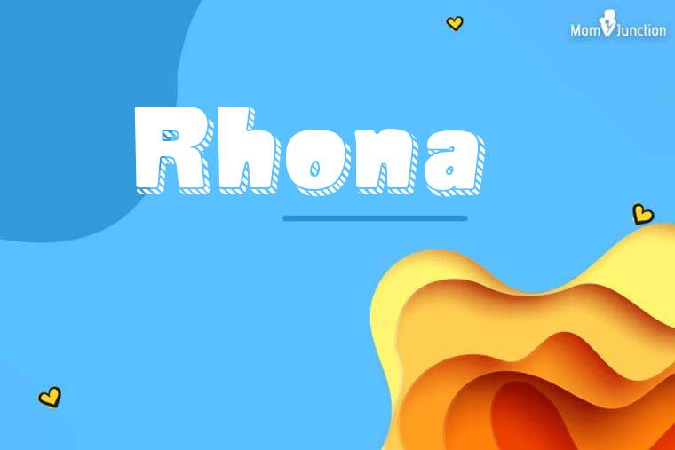 Rhona 3D Wallpaper