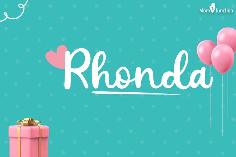 Rhonda Birthday Wallpaper