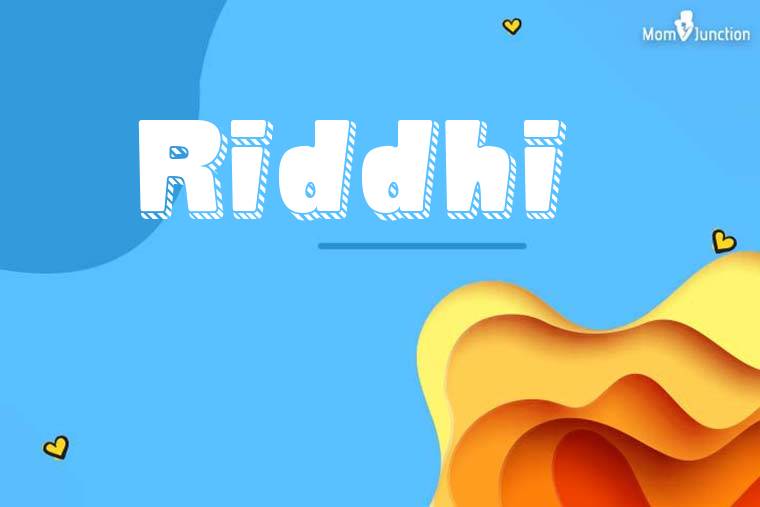 Riddhi 3D Wallpaper