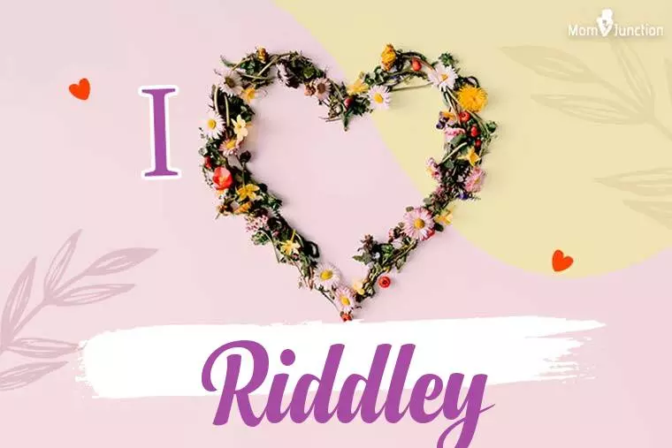 I Love Riddley Wallpaper