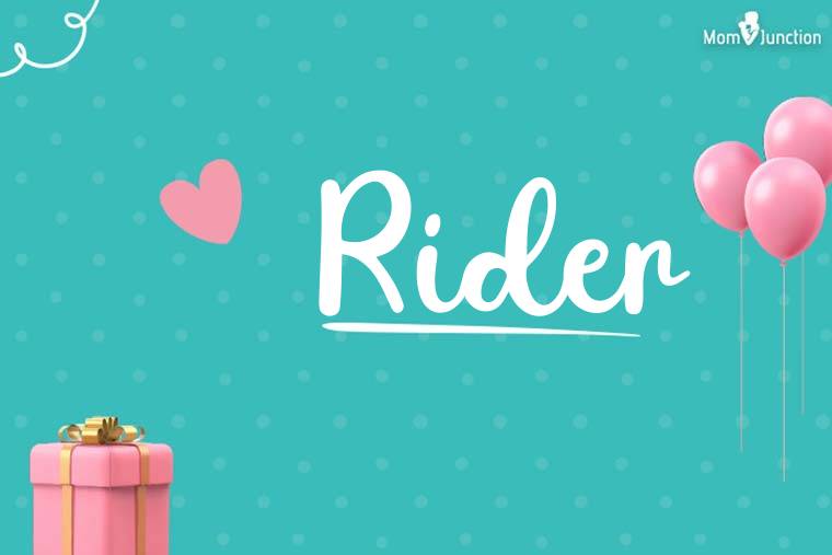 Rider Birthday Wallpaper