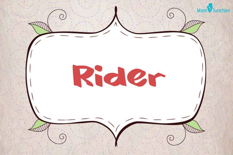 Rider Stylish Wallpaper