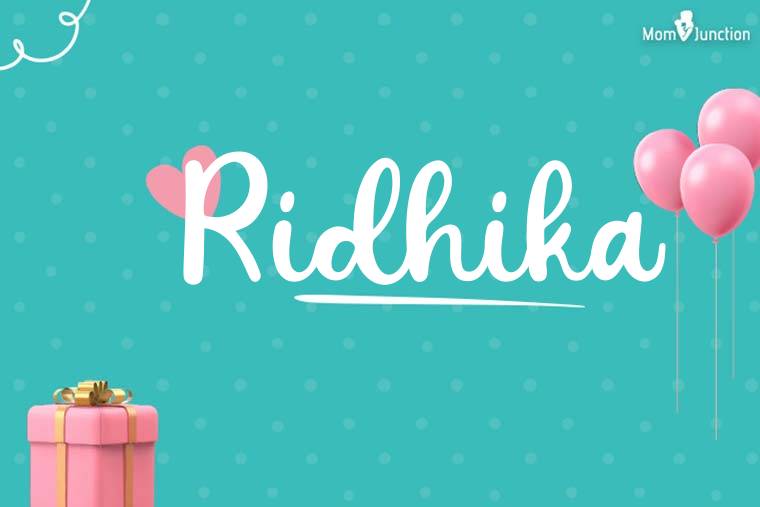 Ridhika Birthday Wallpaper