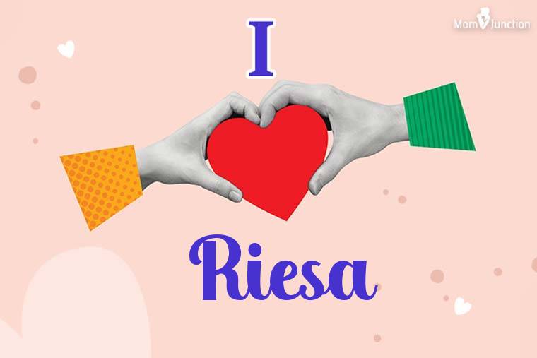 I Love Riesa Wallpaper