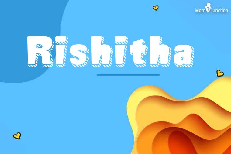 Rishitha 3D Wallpaper