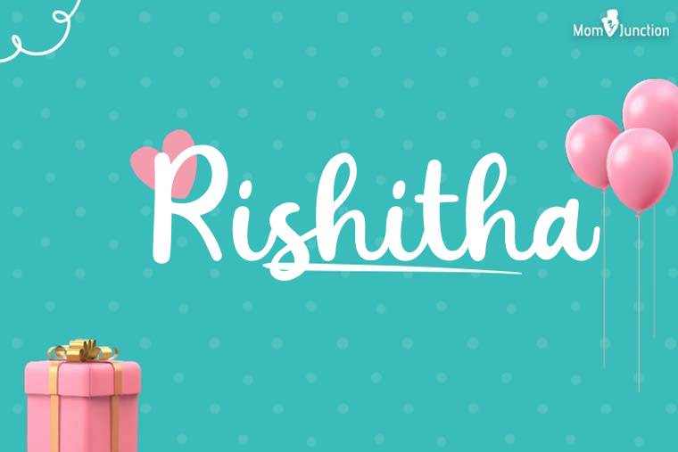 Rishitha Birthday Wallpaper