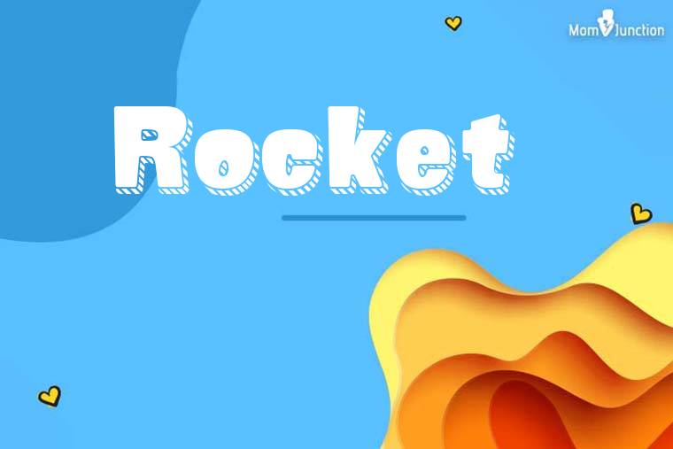 Rocket 3D Wallpaper