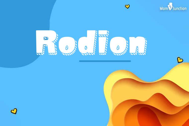 Rodion 3D Wallpaper