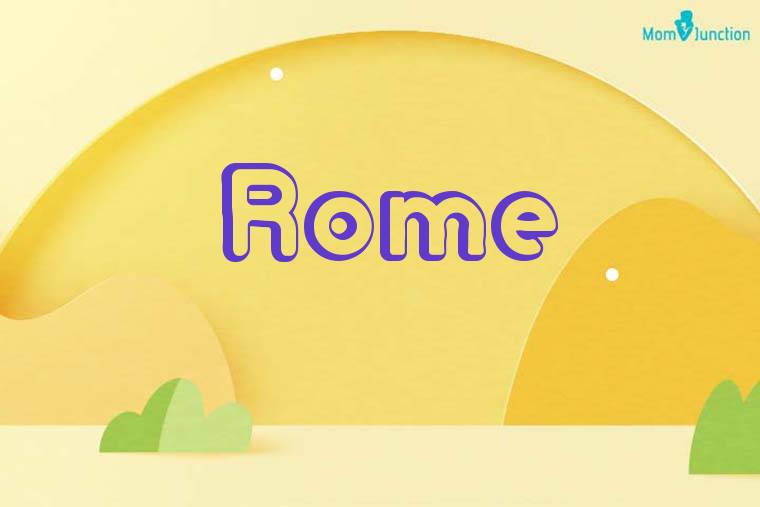 Rome 3D Wallpaper