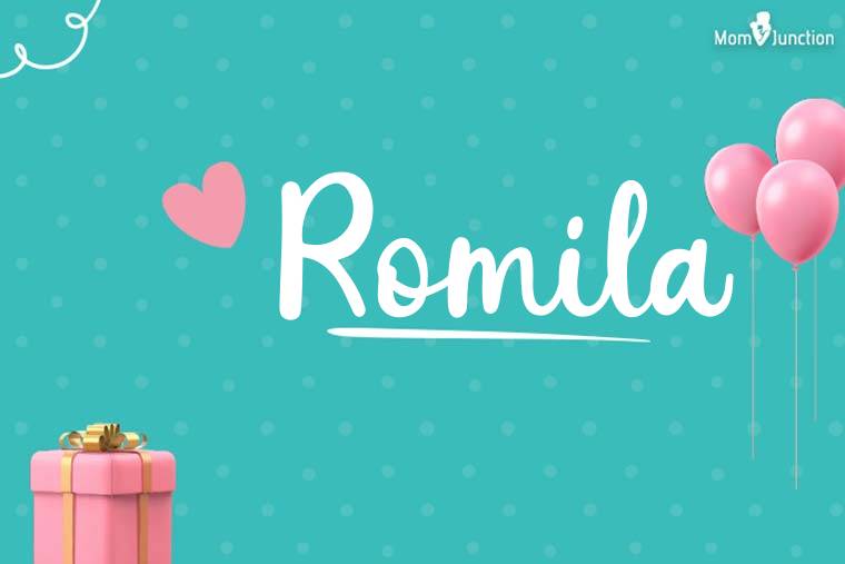 Romila Birthday Wallpaper