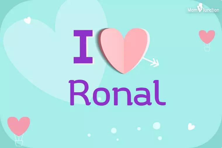 I Love Ronal Wallpaper