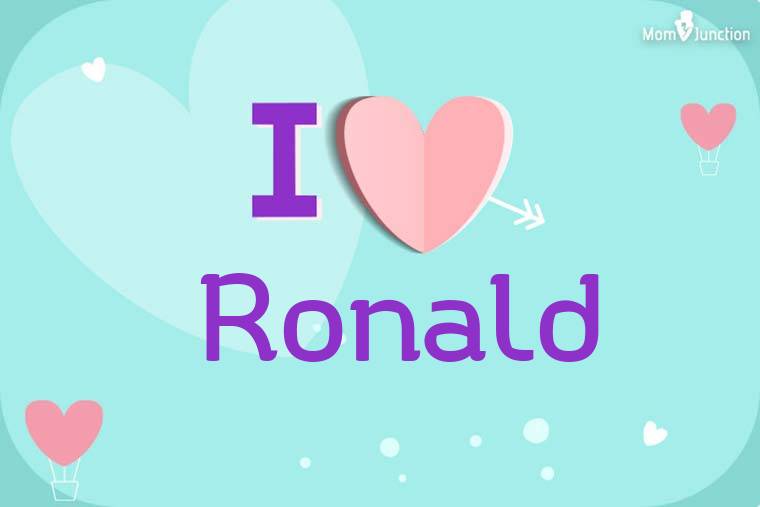 I Love Ronald Wallpaper