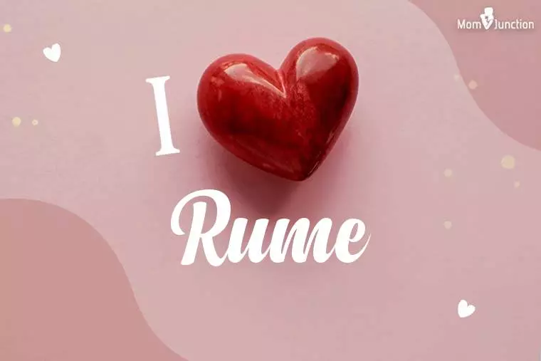 I Love Rume Wallpaper