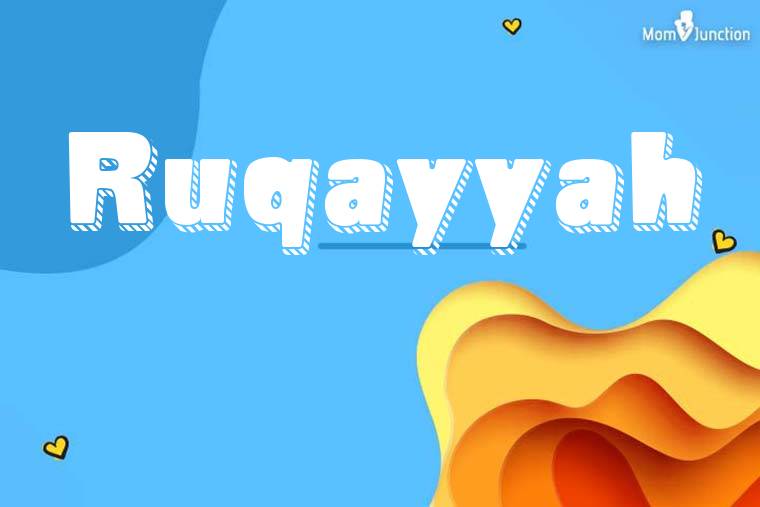 Ruqayyah 3D Wallpaper