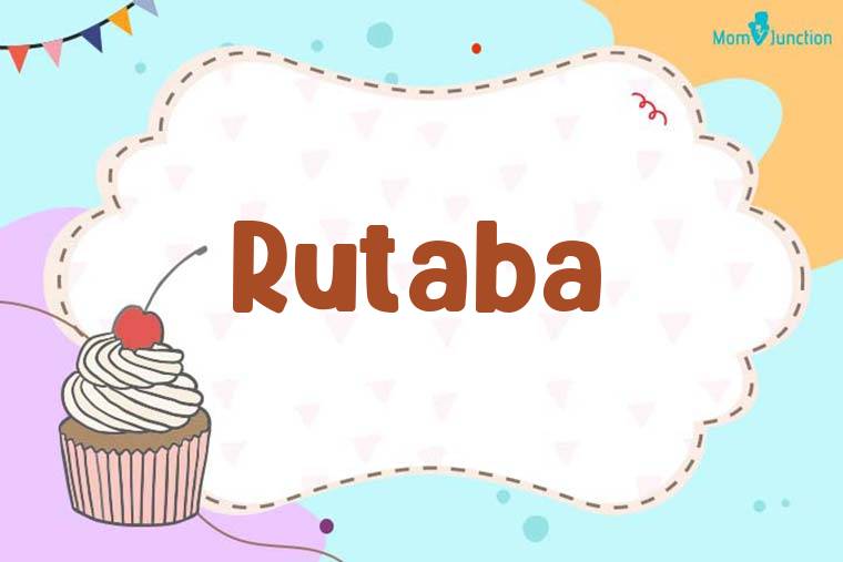 Rutaba Birthday Wallpaper