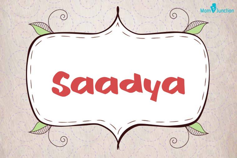Saadya Stylish Wallpaper