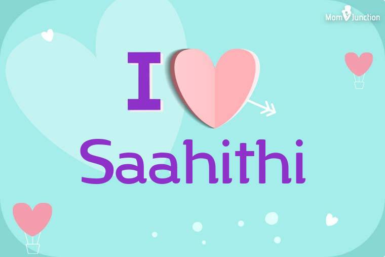 I Love Saahithi Wallpaper