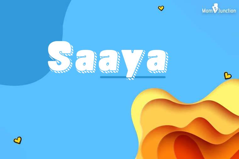 Saaya 3D Wallpaper