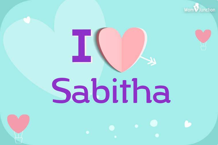 I Love Sabitha Wallpaper