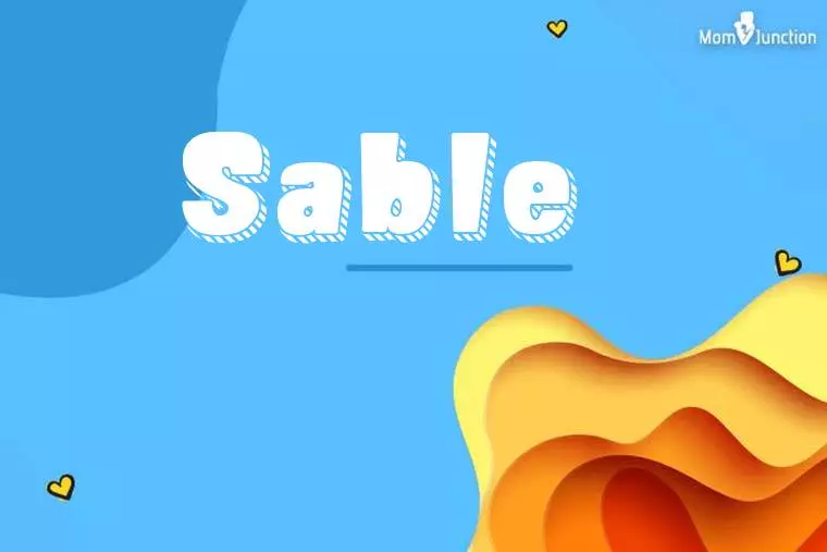 Sable 3D Wallpaper