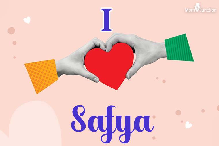 I Love Safya Wallpaper