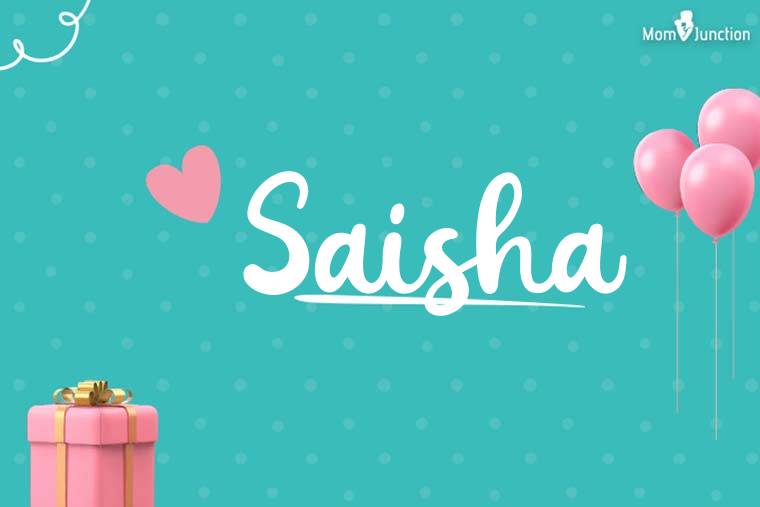 Saisha Birthday Wallpaper
