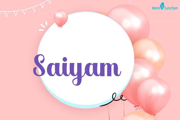 Saiyam Birthday Wallpaper