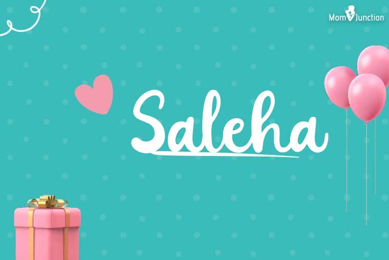 Saleha Birthday Wallpaper