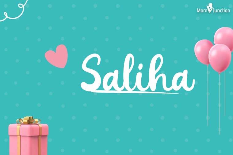 Saliha Birthday Wallpaper