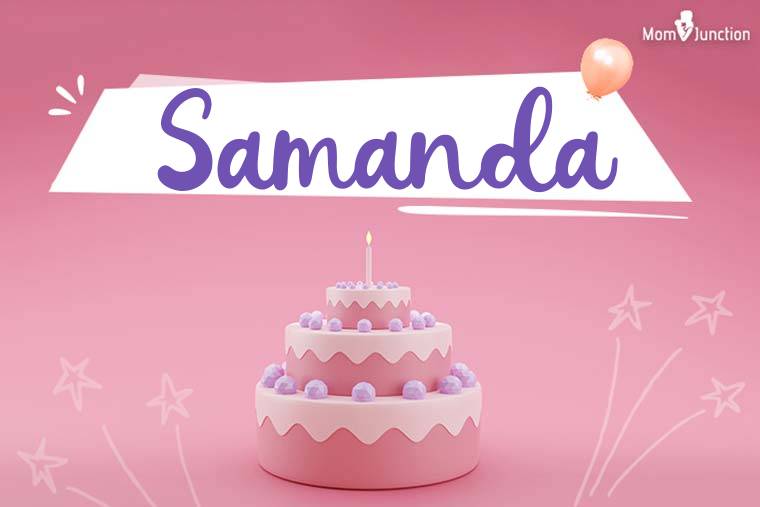 Samanda Birthday Wallpaper