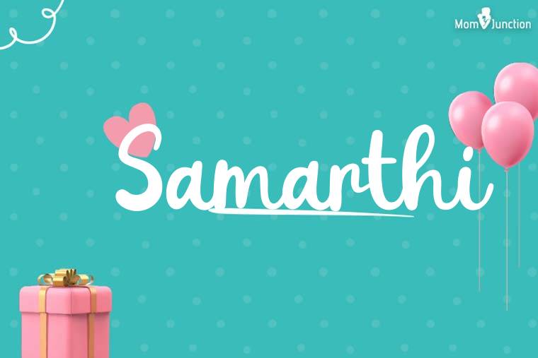 Samarthi Birthday Wallpaper