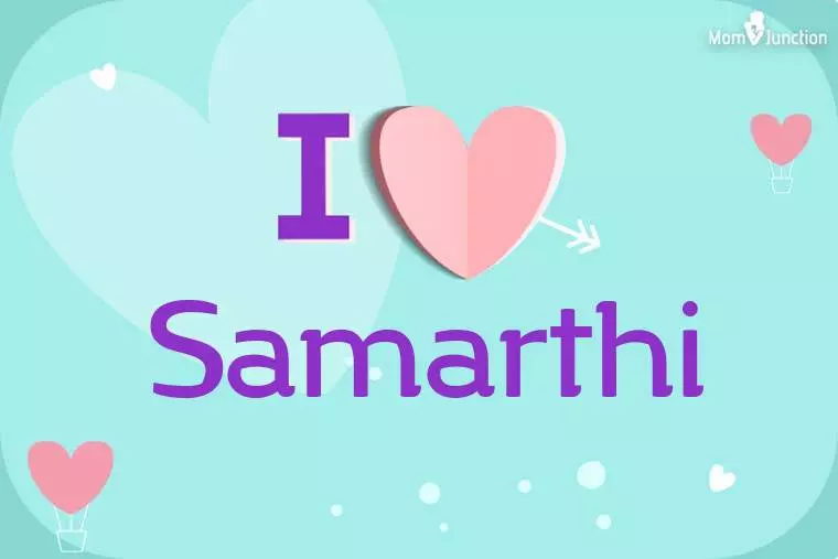 I Love Samarthi Wallpaper