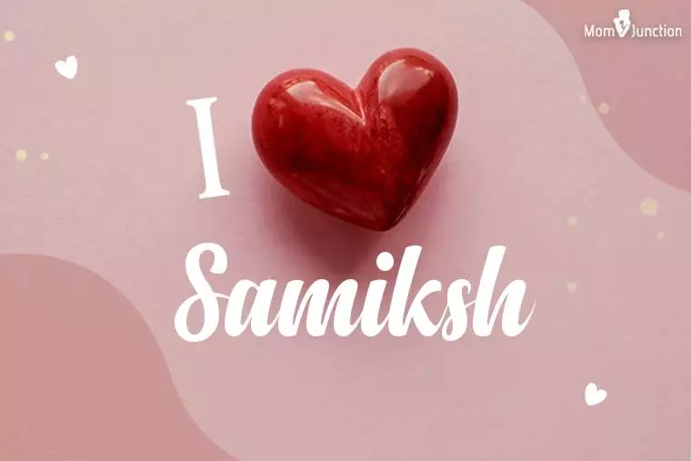 I Love Samiksh Wallpaper