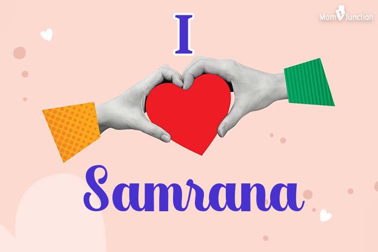 I Love Samrana Wallpaper